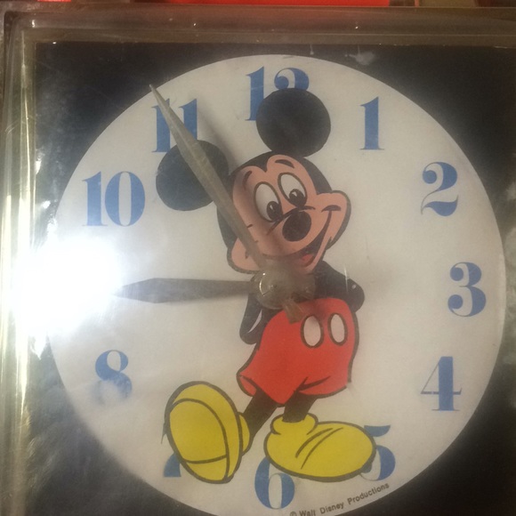 Disney Other Rare Antique Disney Mickey Mouse Watch Wall Clock